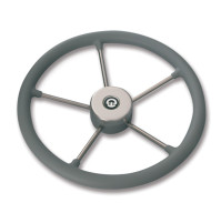 VR03 Steering Wheel -  Diameter 400mm Grey color - 62.00497.02 - Riviera 